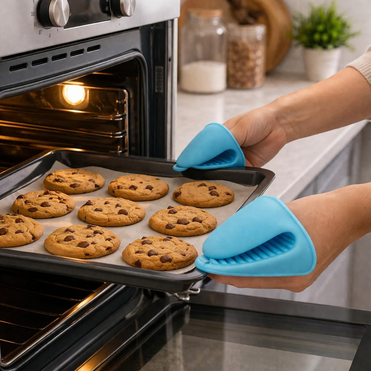 Silicone Mini Oven Mitts – 1 Pair