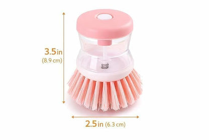 Soap Dispensing Dish Scrub Brush – Kitchen Cleaning Brush