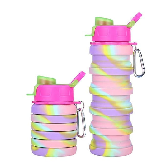 500ml Collapsible Silicone Water Bottle