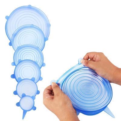 Reusable Silicone Stretch Lids – Pack of 6