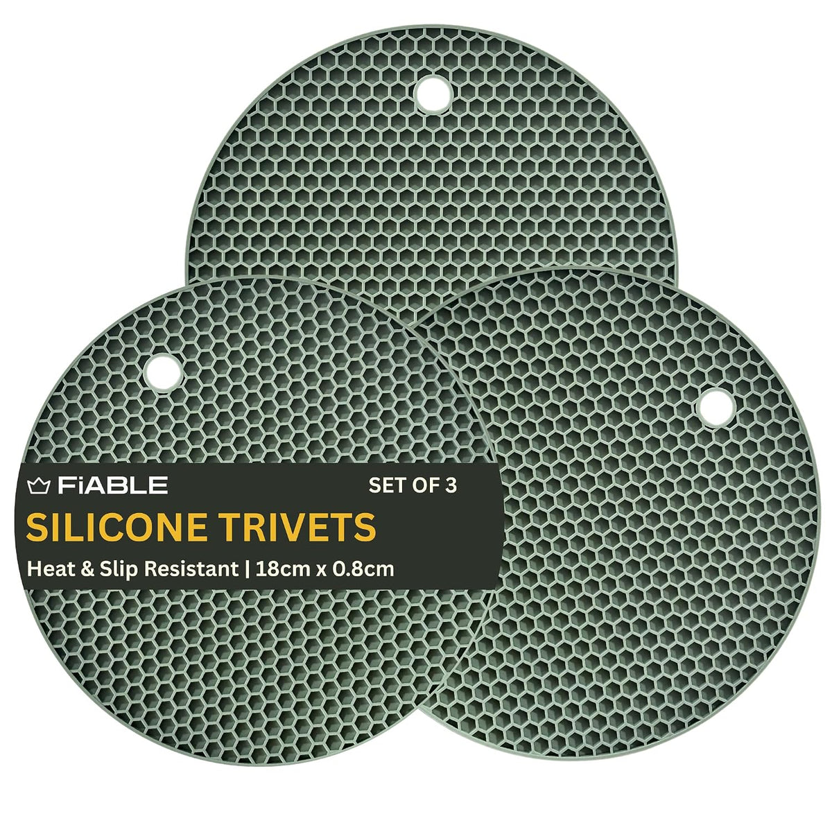 Silicone Heat Resistant Trivet Mat